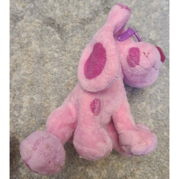 Magenta Ty Plush Beanie Baby Stuffie Blue's Clues Vintage - Picture 2 of 6